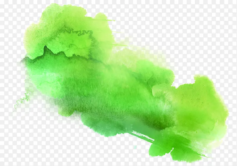 绿色抽象云雾设计