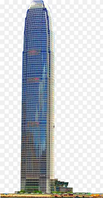 明亮蓝色创意建筑