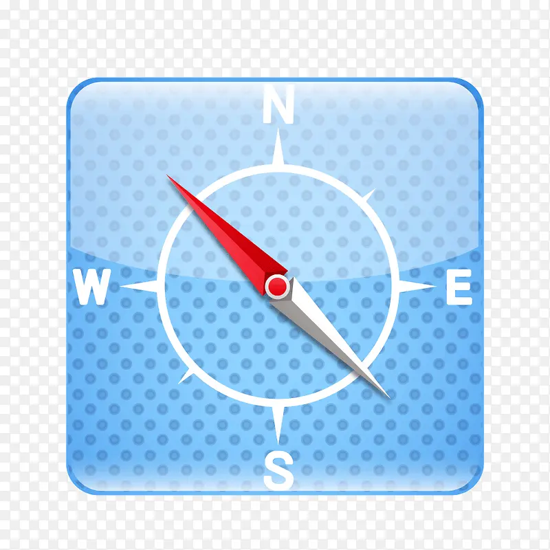 蓝色网状指南针质感
