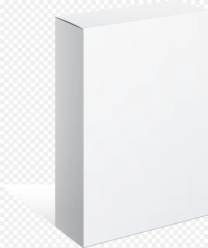 白色包装盒设计素材