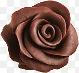咖色玫瑰花元素