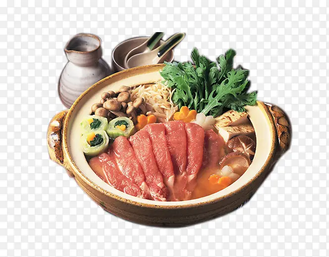 产品实物食品砂锅