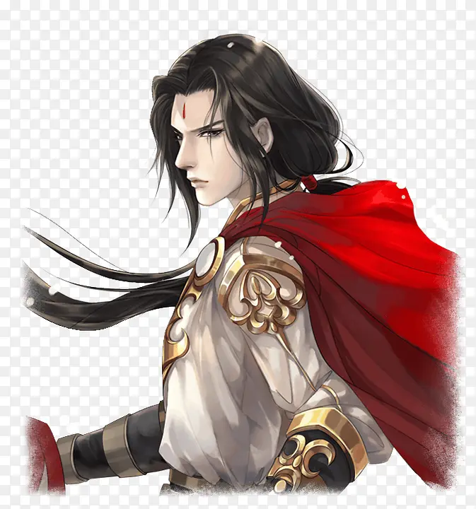 古风潇洒美男子立绘