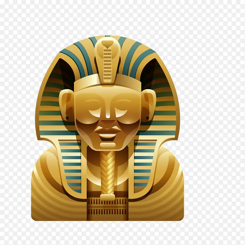 埃及法老像矢量素材
