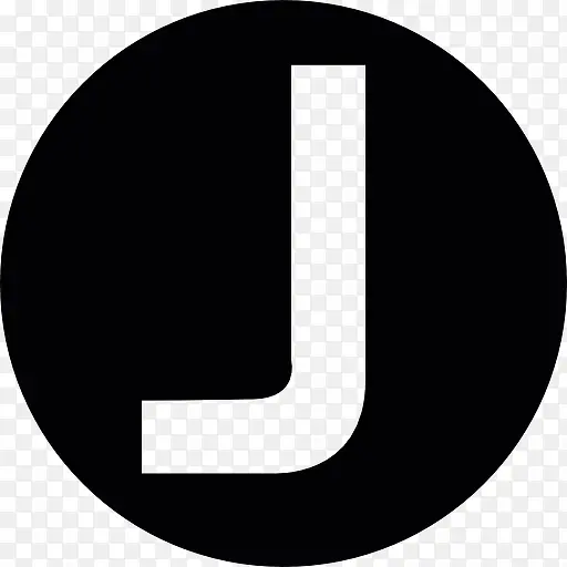 J字母一圈图标