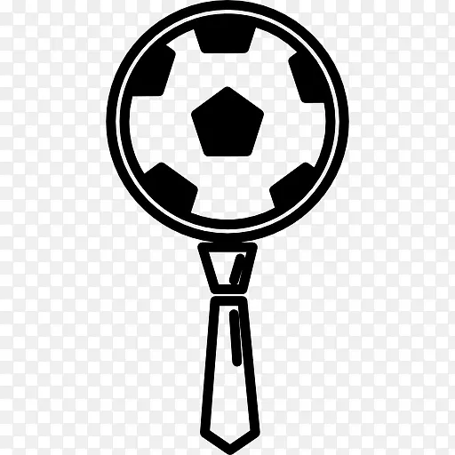 足球和领带图标