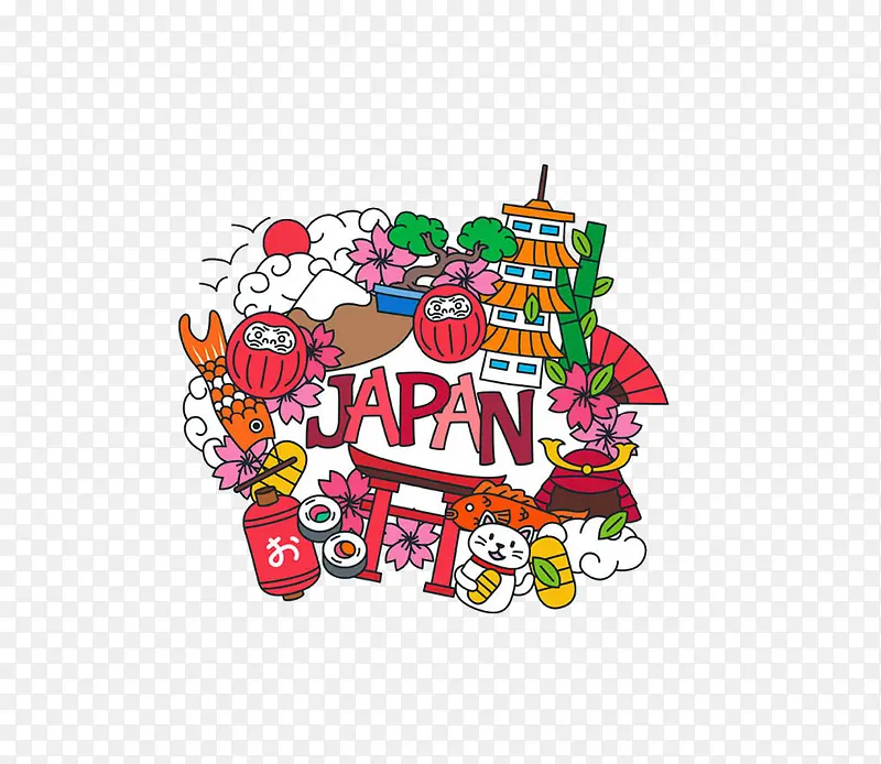 卡通日本插画PNG图片素材下载_图片编号ybbkmell-免抠素材网