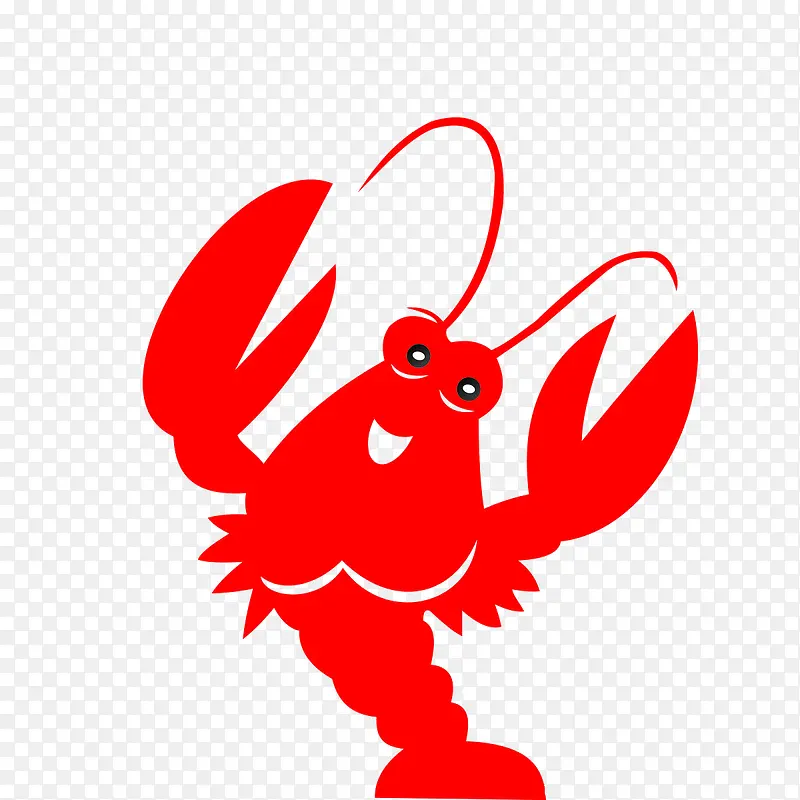 卡通龙虾