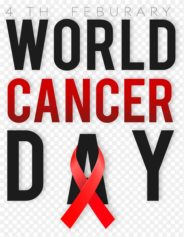红色带世界癌症日
