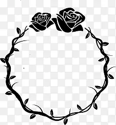 欧式玫瑰花纹花卉图案