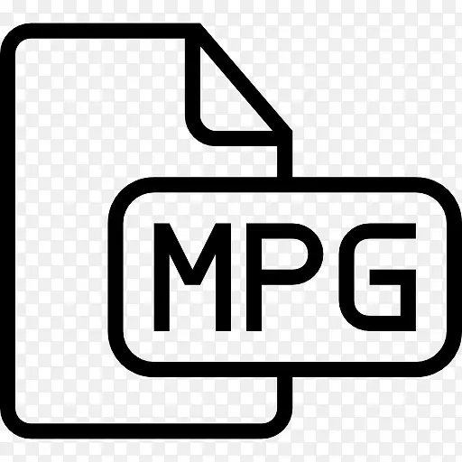 MPG文件类型概述界面符号图标