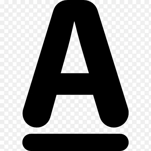大写字母图标