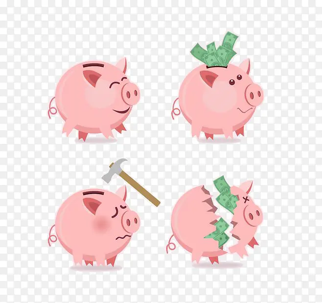 猪猪金钱存储罐