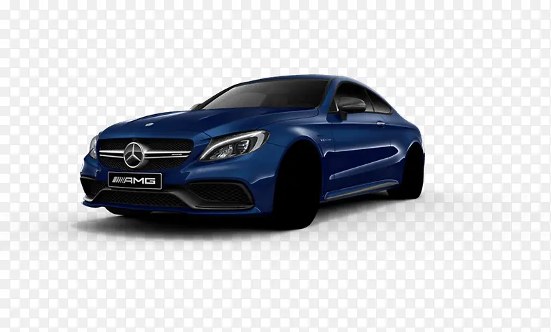 蓝色现代汽车模型