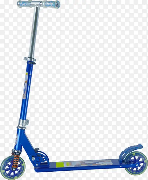 蓝色儿童滑板车促销
