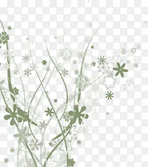 绿色创意花卉纹理高清