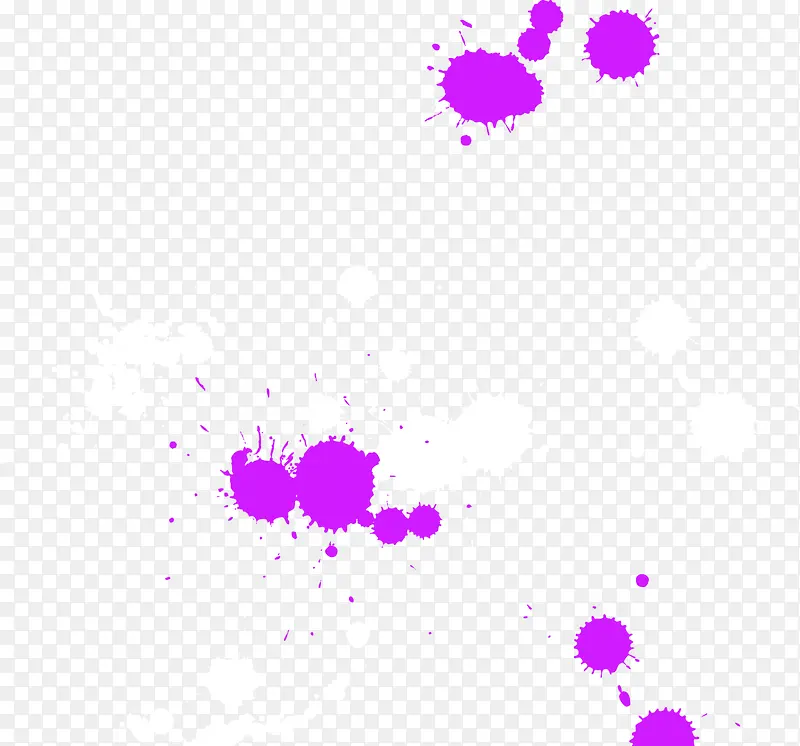 创意紫色涂鸦海报