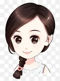 可爱女孩Q图