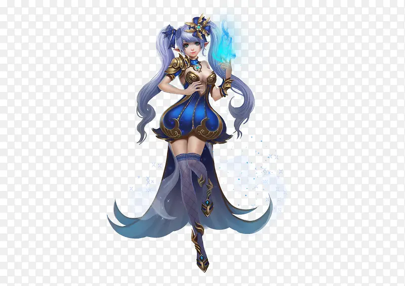 玄幻仙侠白发双马尾少女