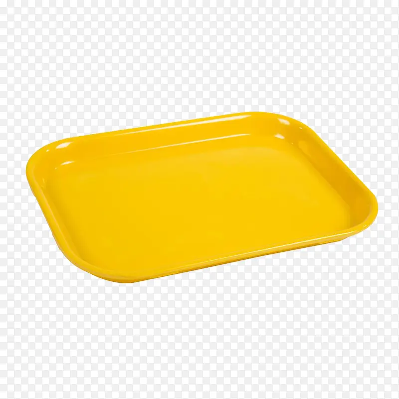 黄色的餐盘