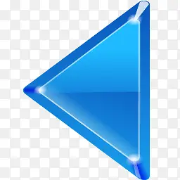 蓝色炫丽三角形状