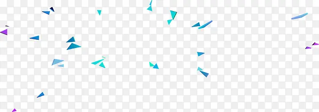 蓝色立体抽象设计三角