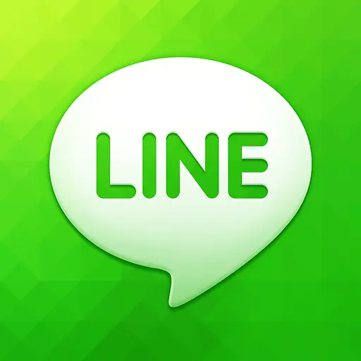 LINE logo圆角图标