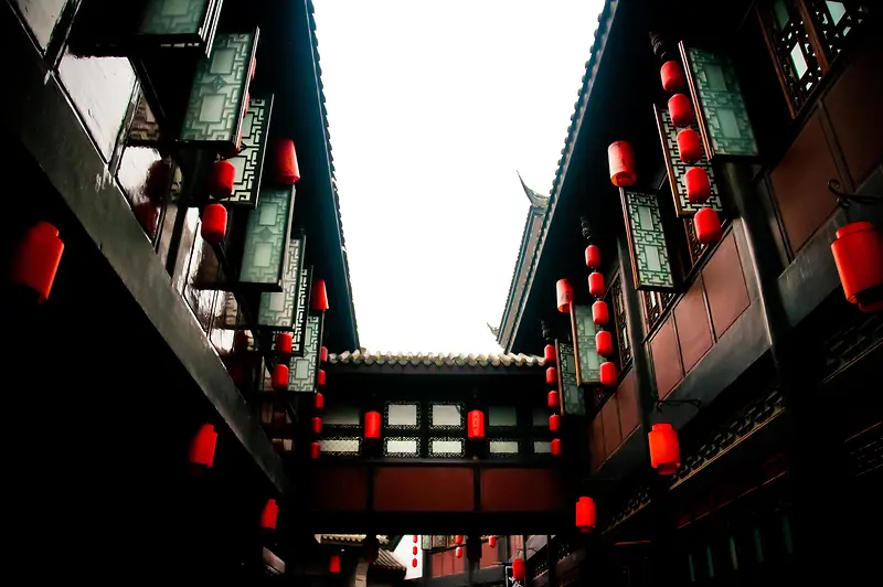 江南水乡的传统建筑唯美