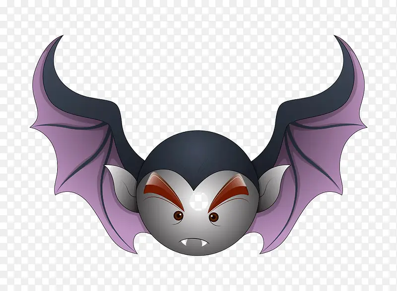 卡通小恶魔蝙蝠