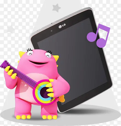 卡通音乐手机图片