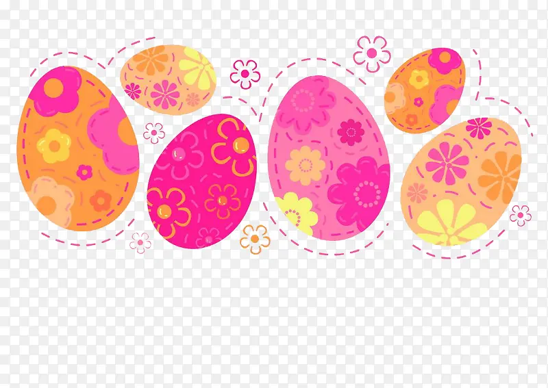 复活节花纹彩蛋
