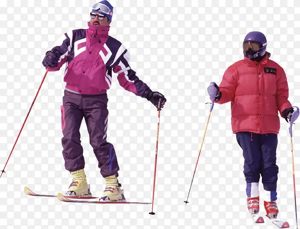 冬季高清滑雪人物