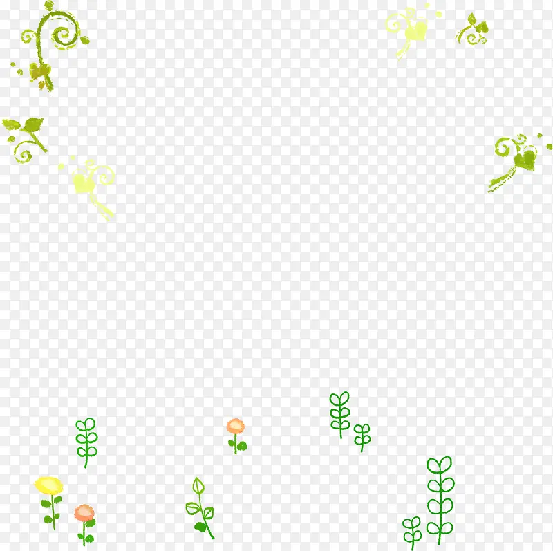 手绘春天画报设计