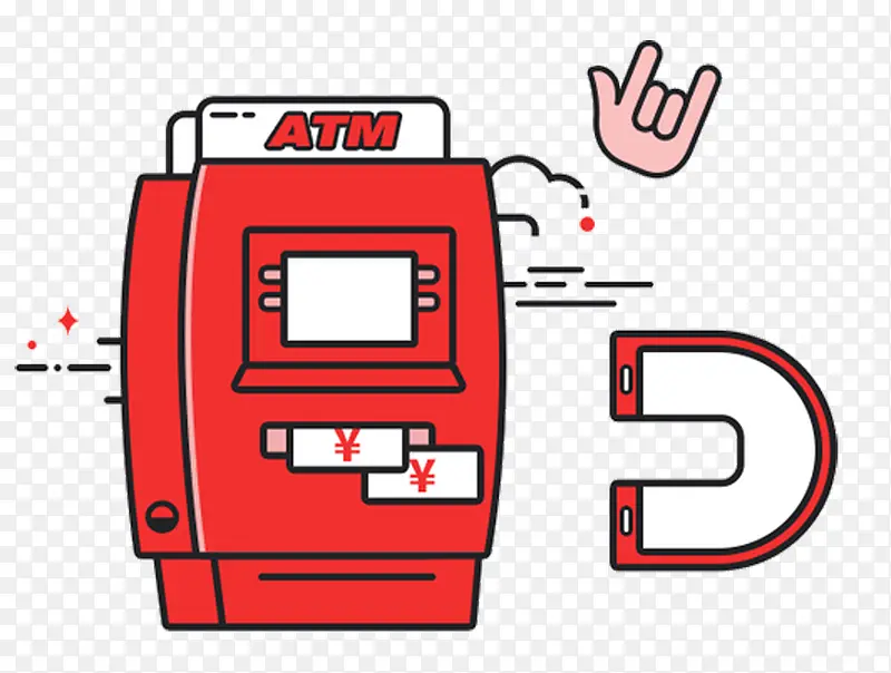 ATM插画