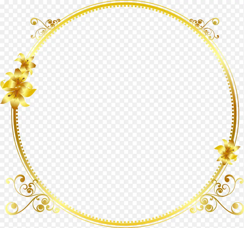 金色花纹底纹