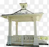 户外亭台建筑场景