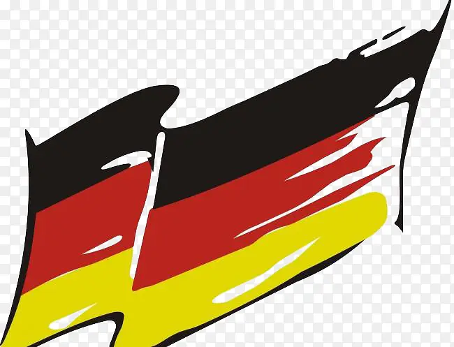 手绘德国国旗