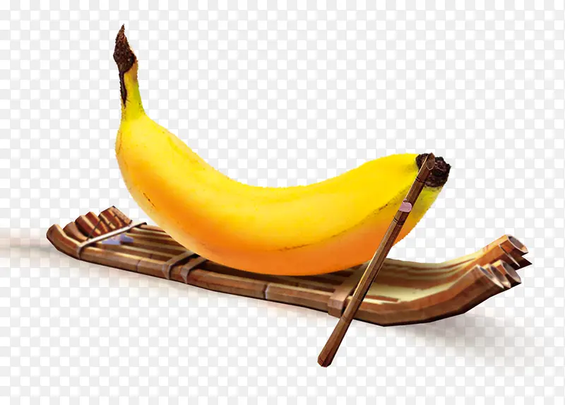 竹筏上的香蕉