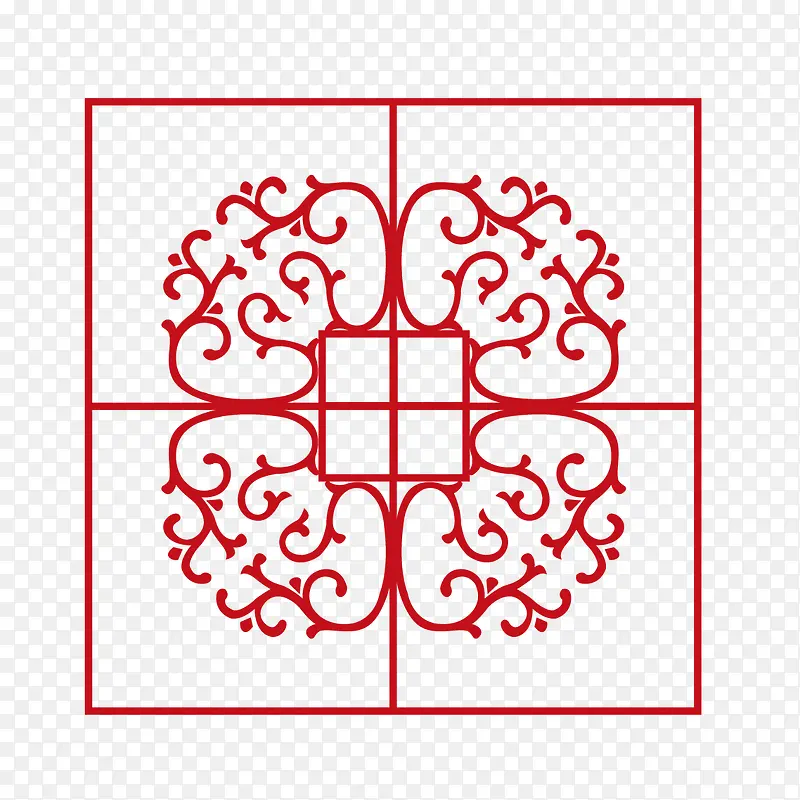 线性花纹边框