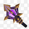 紫色光效游戏武器