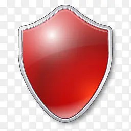 盾红色的vista-base-software-icons