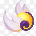 紫色游戏翅膀武器