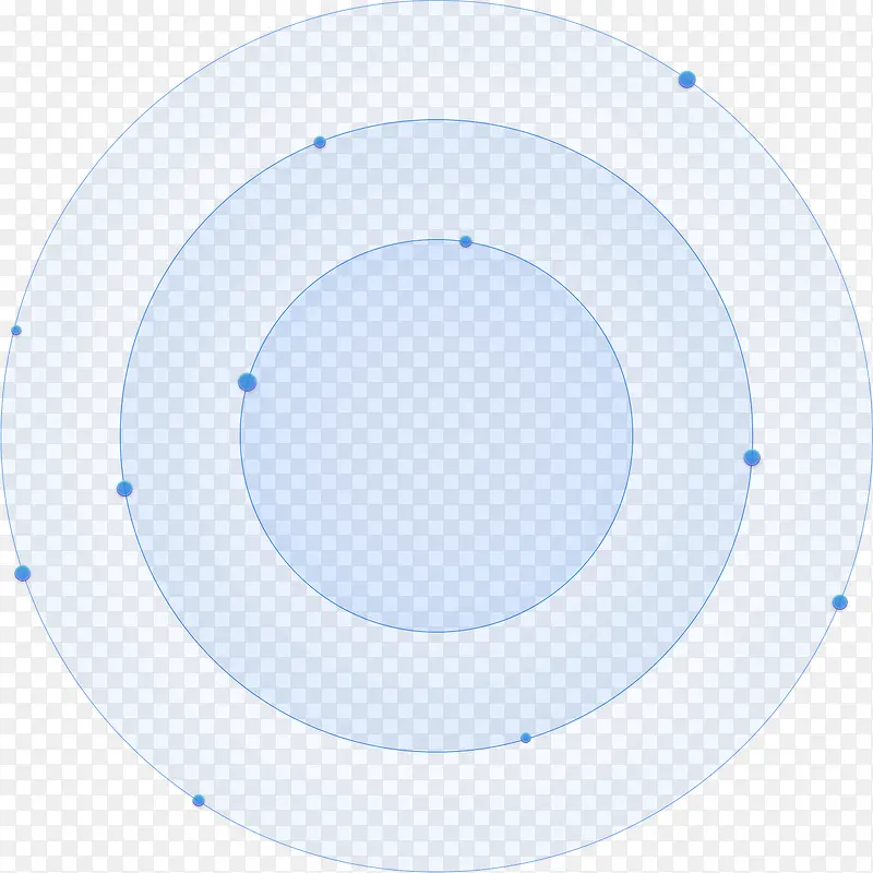 科技圆圈蓝色圆圈
