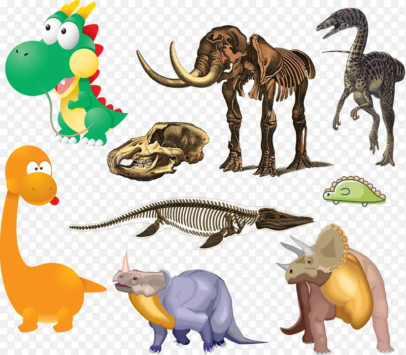 多款可爱恐龙造型