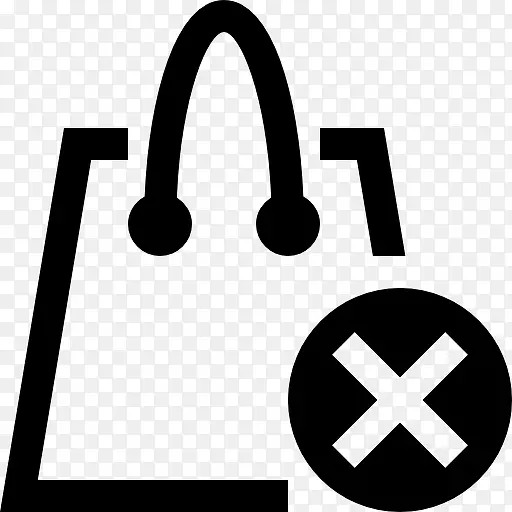 购物袋中取出接口符号图标