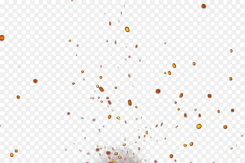漫天泼洒的黄色点点