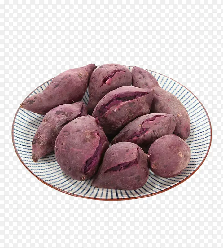 裂开的紫薯