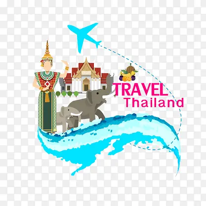 泰国旅行元素