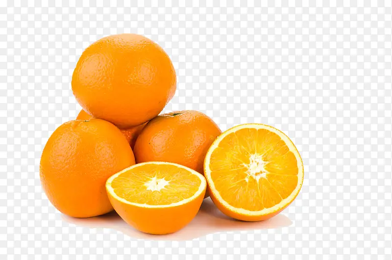 一堆脐橙