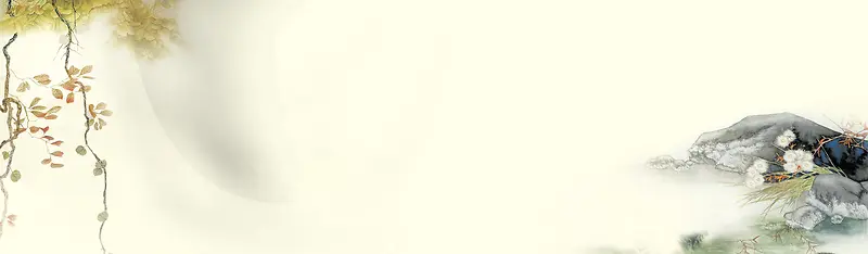 树叶秋天背景banner